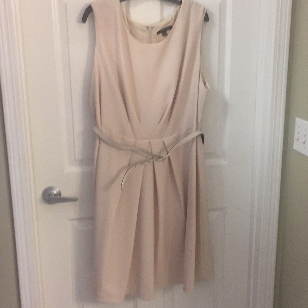 (EUC) 22W Cream Dress by Sharagno
